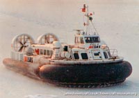 AP1-88 hovercraft with the Scandinavian company SAS -  (credit: The <a href='http://www.hovercraft-museum.org/' target='_blank'>Hovercraft Museum Trust</a>).